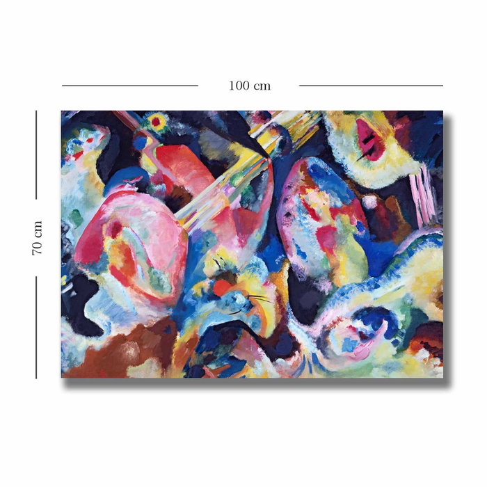 Wallity Lienzo Decorativo Vasili Kandinsky 70 x 100 cm